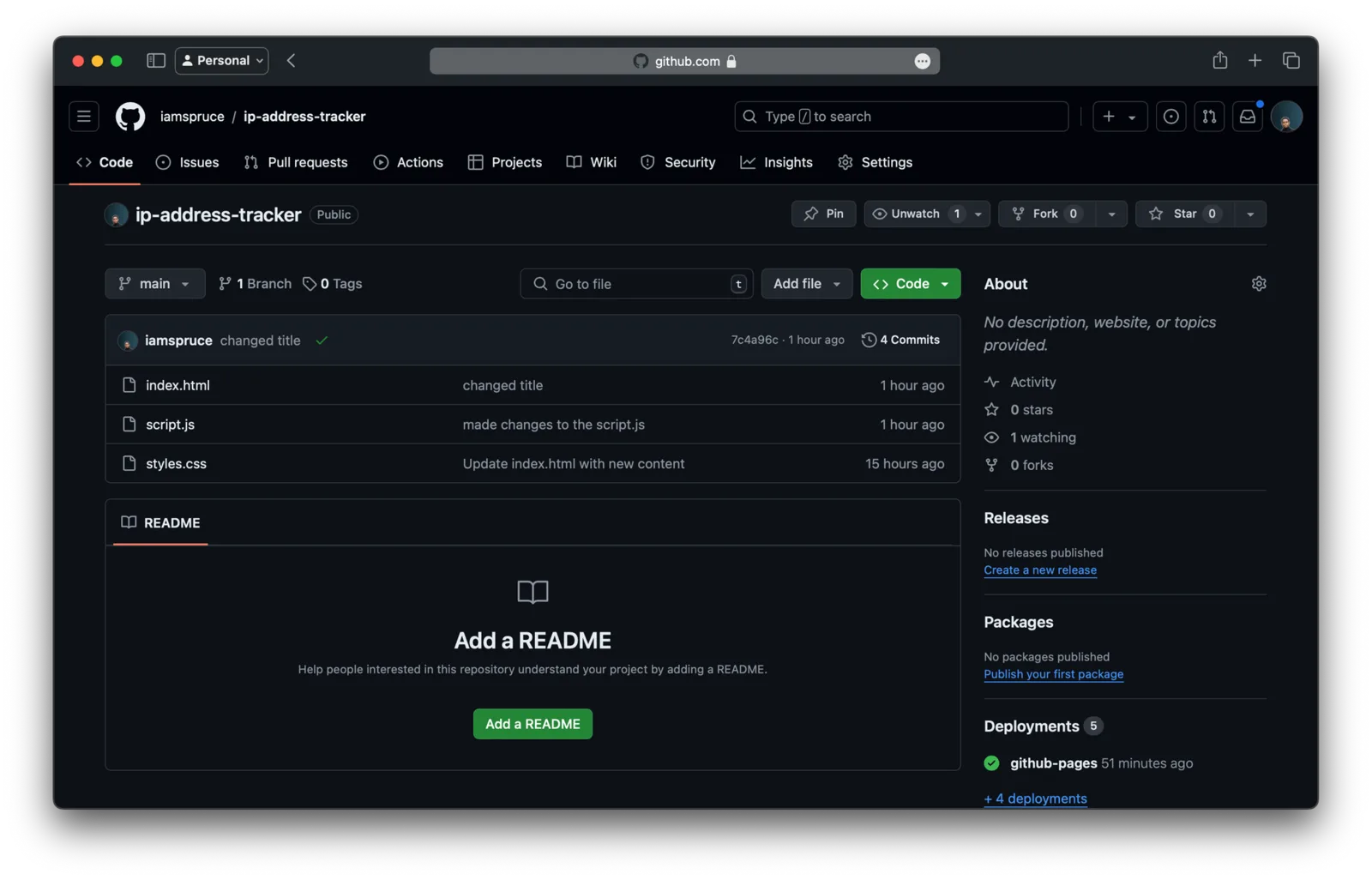 Upload to GitHub